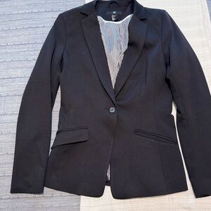 H&M Classic Black Blazer size 6